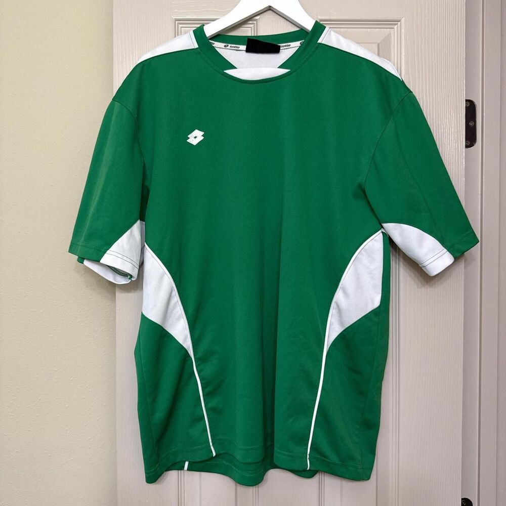 Lotto Men's Green jersey style T-shirt